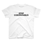 TOKYO LOGOSHOP 東京ロゴショップのSTOP CORONAVIRUS-ストップ コロナウイルス- スタンダードTシャツ