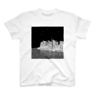 満園 夏雨の海と夜景 スタンダードTシャツ