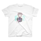 cawolieのスカーフを巻いた女の子 Regular Fit T-Shirt