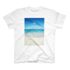 luvcat designの萩原悠ギター教室 ワンサマイメージ(SIDE-SEA) Regular Fit T-Shirt