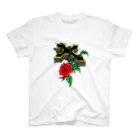 ZERRYの薔薇クロス Regular Fit T-Shirt