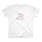 ひらきたのふわふわうるふさん スタンダードTシャツ