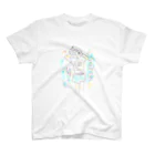 meiponのオリジナルイラストグッズのファンキーガール スタンダードTシャツ