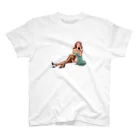 hplkjnyのpinup　girl スタンダードTシャツ