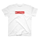 新車購入アドバンスチャンネル【CarTube】のCarTuberロゴ（赤） Regular Fit T-Shirt