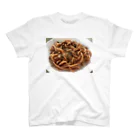 JUNK FOOD VENDORの卵黄トッピングナポリタンうどん Regular Fit T-Shirt