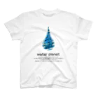 ナグラクラブ デザインのwater planet スタンダードTシャツ