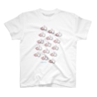 白石拓也の雪見うさぎがいっぱい！ Regular Fit T-Shirt