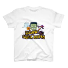 雪丸工房のフランケンシュタインとゴーストの『ハッピーハロウィン！！』 スタンダードTシャツ