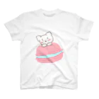 studio Leafのマカロンと猫ちゃん スタンダードTシャツ