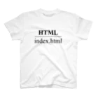 金融、IT用語で出品中！のHTML Regular Fit T-Shirt