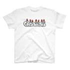 kawanishiotoakariの限定20 Dripping Wax On Bubble bk Regular Fit T-Shirt