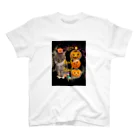 Mioluckypinkyの大きな子猫のハッピーハロウィン スタンダードTシャツ