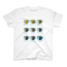 Teal Blue CoffeeのRoasted coffee スタンダードTシャツ