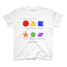 Serendipityのこどもと遊べる！学べるTシャツ 図形(英語) Regular Fit T-Shirt