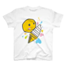 AURA_HYSTERICAのSoft_Serve_Ice_Cream Regular Fit T-Shirt