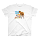 poniponiの島フレンズ(馬ヤギ) Regular Fit T-Shirt