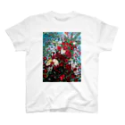 堀之内KMC久美子の薔薇の木とフェレット スタンダードTシャツ
