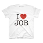  SQUID_INKのSHOPのI LOVE JOB Regular Fit T-Shirt