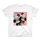  パンダ CHOCOPAN *umekoume*のパンダ ちょこぱん🍫🐼チョコミント＆ストロベリー スタンダードTシャツ