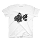 TOMOKUNIのAnimalia Kinky “ Black Gold Fish ” スタンダードTシャツ