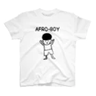 すずき　くにひこのアフロくんAFRO-BOY スタンダードTシャツ