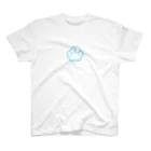 睡眠睡魔の水色nyaにゃ肉球 Regular Fit T-Shirt