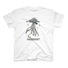 HIDEPAINT　SUZURI店のメカクラゲ Regular Fit T-Shirt