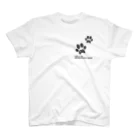 ぞっくまちゃんねるグッズのちゃんねるロゴ+文字入り衣類A (淡色系) スタンダードTシャツ