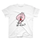 ぶたぴ's SHOPのぶたぴ　「ぱーどぅん？」 Regular Fit T-Shirt