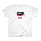 湯けむりshopのメダカ LOVE(文字入り) スタンダードTシャツ