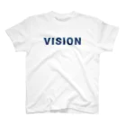 ロゴTシャツのひよこ堂のVISION ビジョン ロゴ Tシャツ Regular Fit T-Shirt