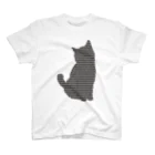 WAMI ARTの黒猫千鳥 スタンダードTシャツ