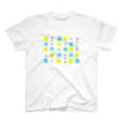 KanaYamaokaのaqua&yellow Dots スタンダードTシャツ