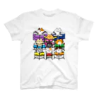  ふじねこ屋のTHE PAN CATS Regular Fit T-Shirt