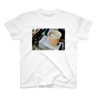 よしえのフォトT・フォトグッズのカフェラテ スタンダードTシャツ