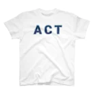 ロゴTシャツのひよこ堂のACT アクト ロゴ Tシャツ スタンダードTシャツ