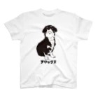 チワックスのMARO屋のブラックタンチワックス（シンプル） スタンダードTシャツ