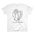 とらのこストア／Tranoco StoreのToo much Feathers' bird スタンダードTシャツ