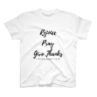 Jesus Stratezyの第一テサロニケ5:16-18 Regular Fit T-Shirt