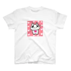 ぴーちショップのまゆねこポテはぁと スタンダードTシャツ