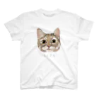 みきぞーん｜保護猫 ミッキー画伯と肉球とおともだちのlizu Regular Fit T-Shirt