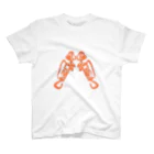 hiromu.のJawfishロゴ 喧嘩ver.橙 Regular Fit T-Shirt