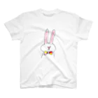 ゆきんこの蝶ネクタイうさぎ Regular Fit T-Shirt