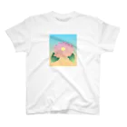 366日はカレーの花と夕日と青空 スタンダードTシャツ