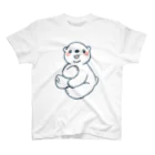 まめふくろうのしろくまちゃん Regular Fit T-Shirt