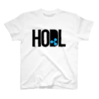 TROPiCALViBESのHODL XRP black font スタンダードTシャツ