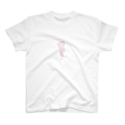 アレやコレ屋の浮遊犬ピンク T-Shirt