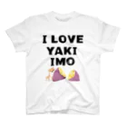 真希ナルセ（マキナル）のI LOVE YAKIIMO（赤柴） スタンダードTシャツ