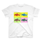 鮫ゑ〜〜のどこか切ないサメ アーティスト風ver. Regular Fit T-Shirt